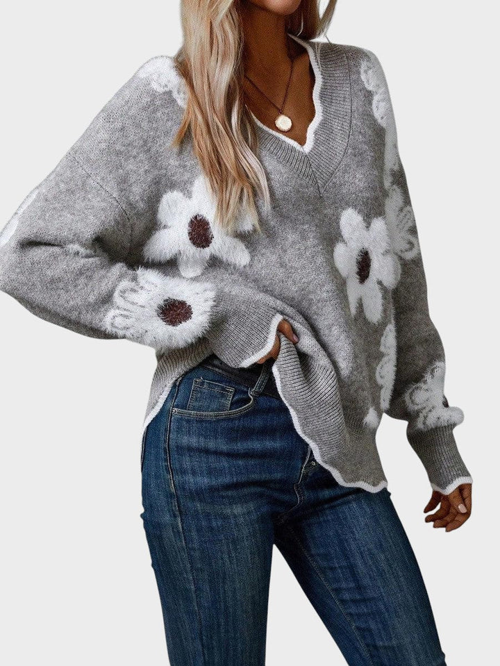 Жасинта - Елегантна блуза с цветя