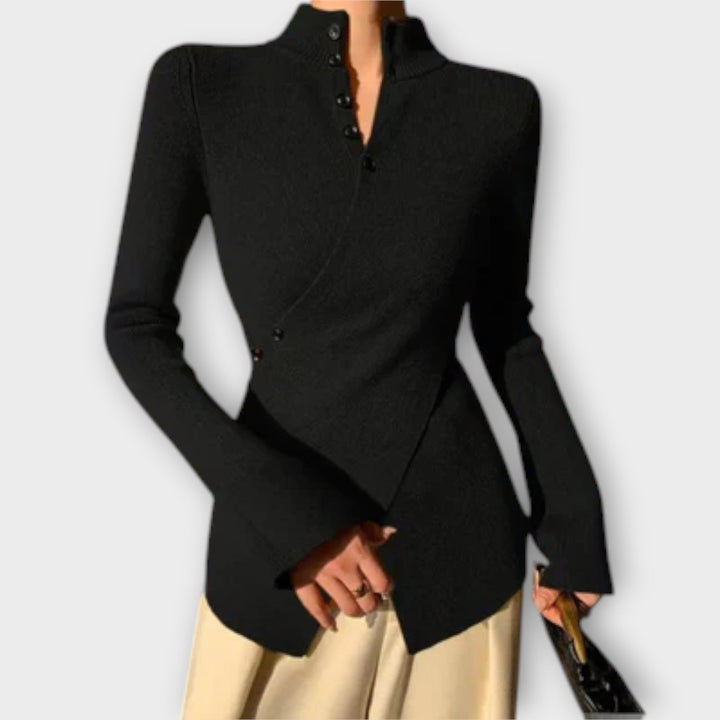 Мичико – Елегантна Slim Fit Плетена Кофтица