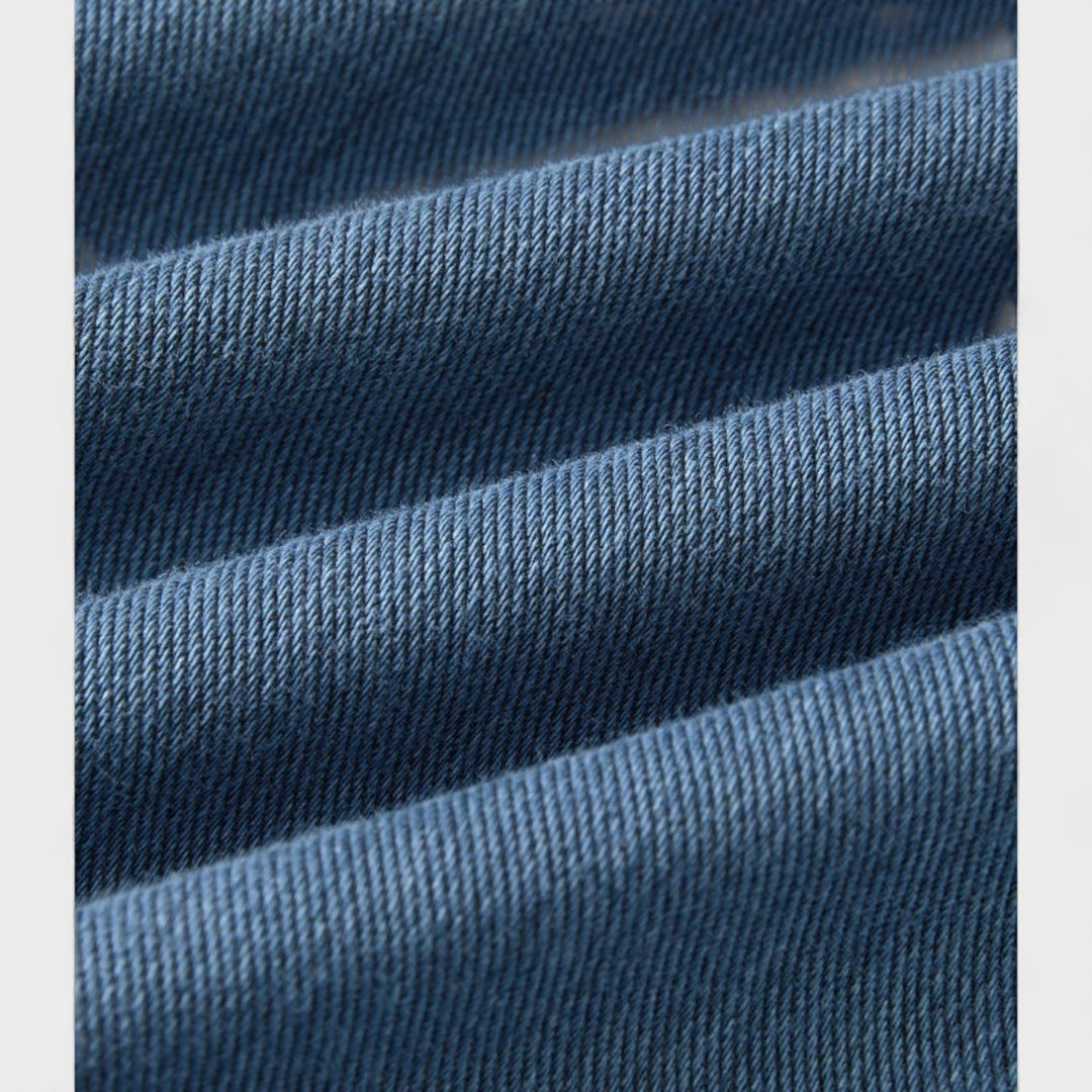 Штефания - Дънкови панталони с широк крачол