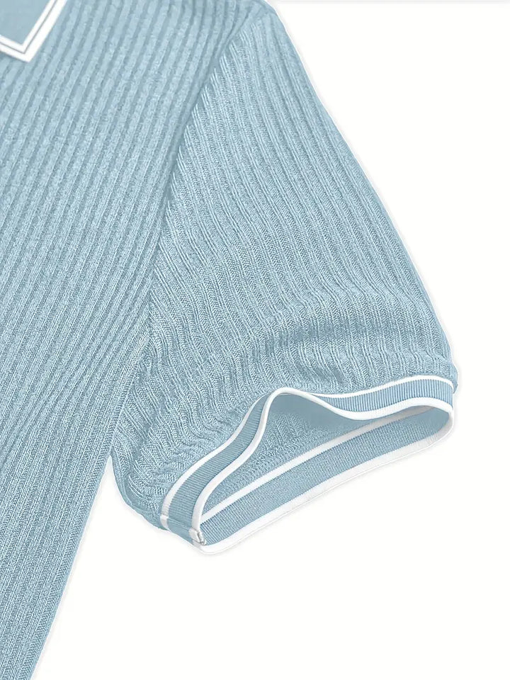 Горан - Елегантен поло с къси ръкави