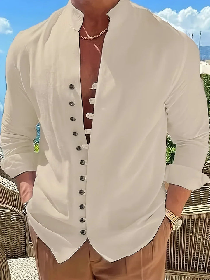 Орфей - Лека памучна риза с дълги ръкави