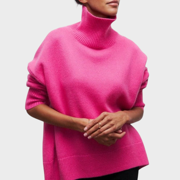 Десанка - Блуза с Висок Вратник