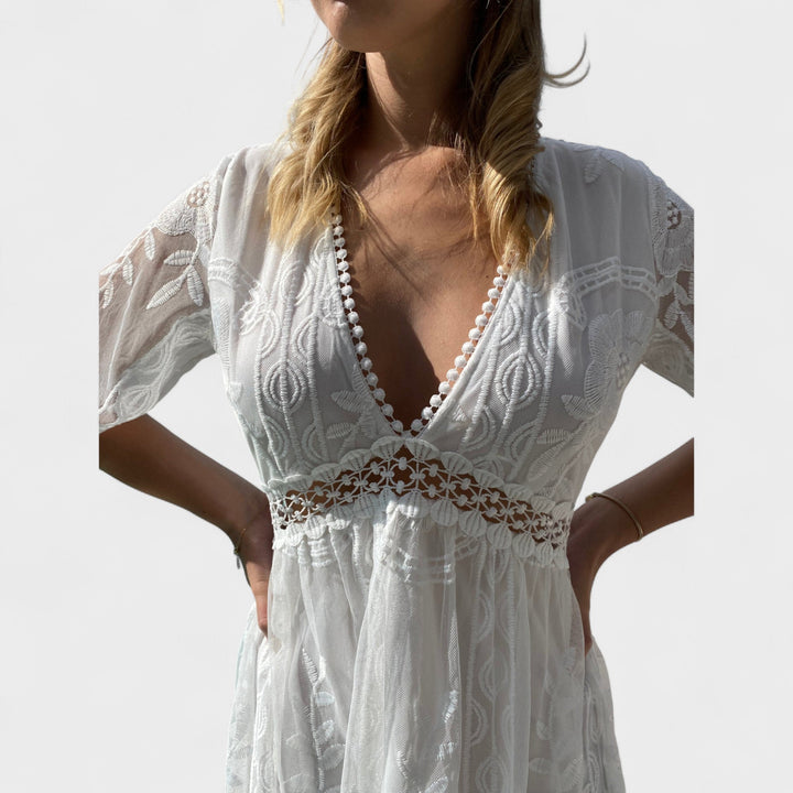 Маринка - Дълга Бохо Чипкова Рокля