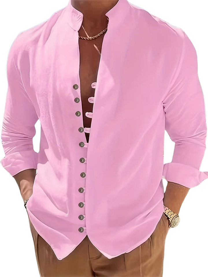 Орфей - Лека памучна риза с дълги ръкави