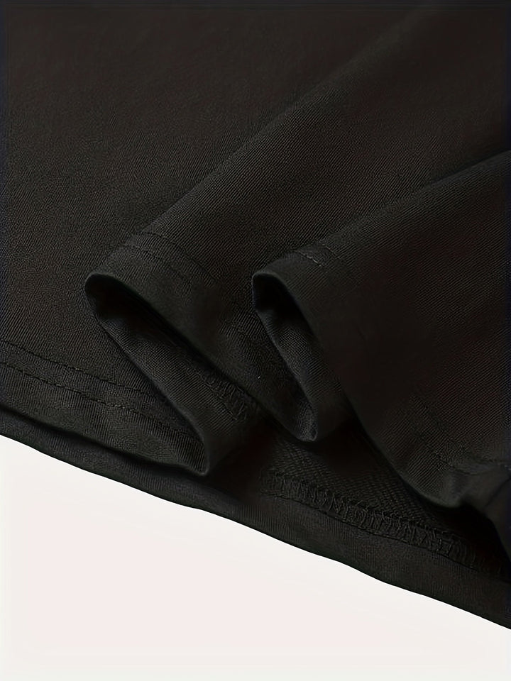 Анастас - Стилен t-shirt с кръгло деколте и графичен принт