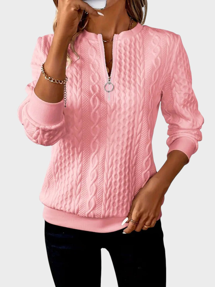 Ралица - Дамски пуловер от плетиво