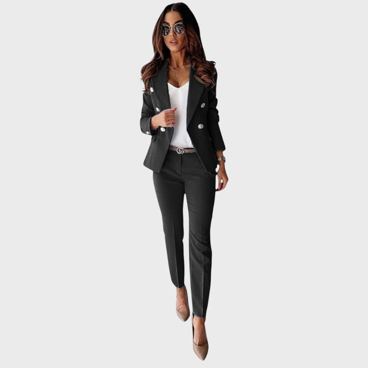 Божена - Двуредно сако с изразен силует