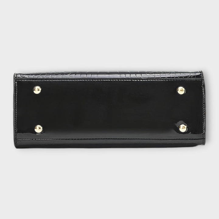 Албина - Блестяща Чанта с Крокодилски Ефект