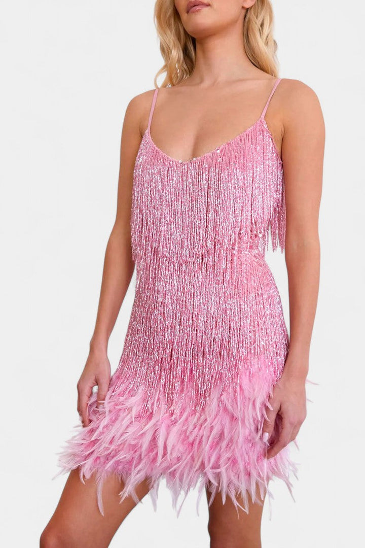 Миряна Мини Рокля с Перца