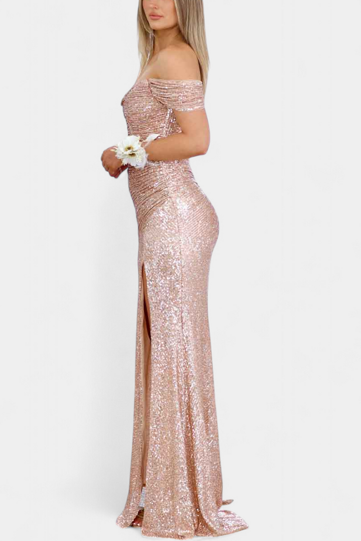 Рената Халджина Русалка без презрамки с пайети