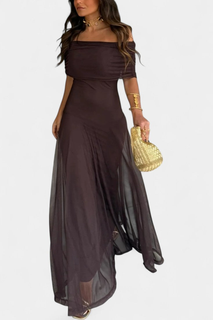 Рената - Макси рокля с едно рамо