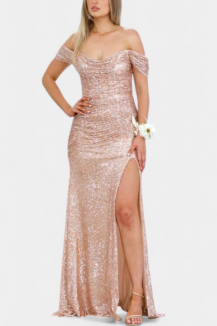 Рената Халджина Русалка без презрамки с пайети