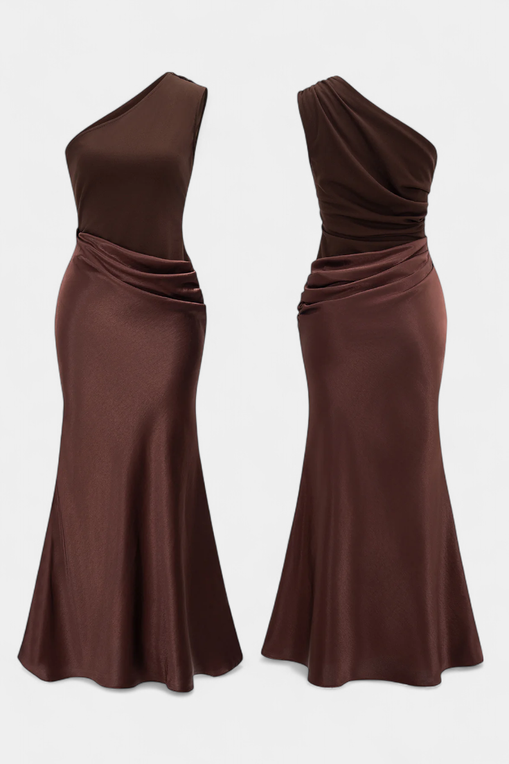 Ника Дълга Рокля за Партито с Асиметричен Изрез