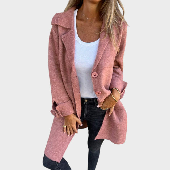 Ника - Шик Минималистичен Палто