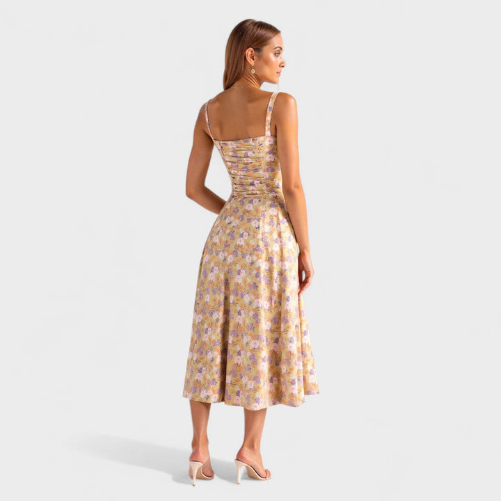 Петра - Корсетна Миди Рокля