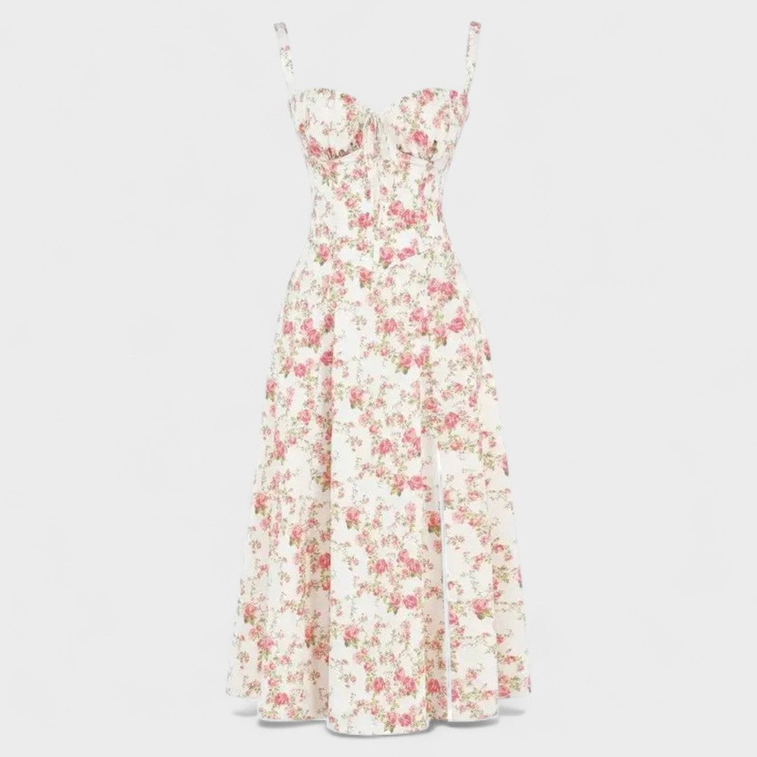 Петра - Корсетна Миди Рокля