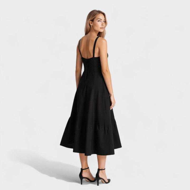 Петра - Корсетна Миди Рокля